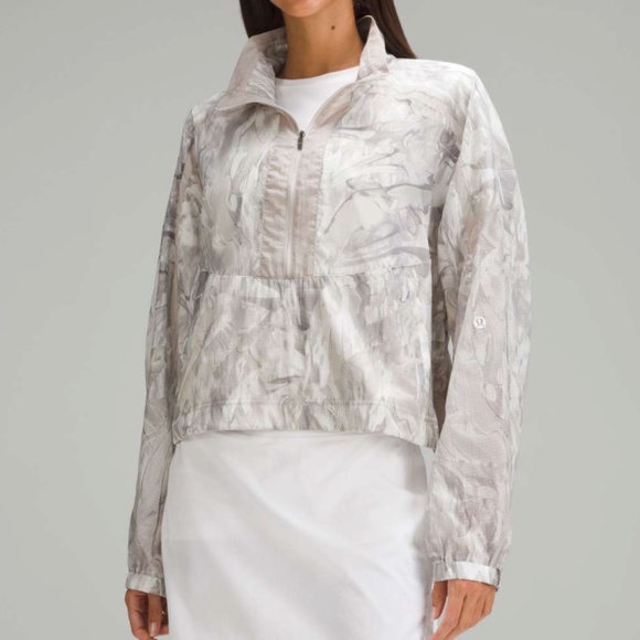 lightweight woven side snap anorak - Picture 1 of 7